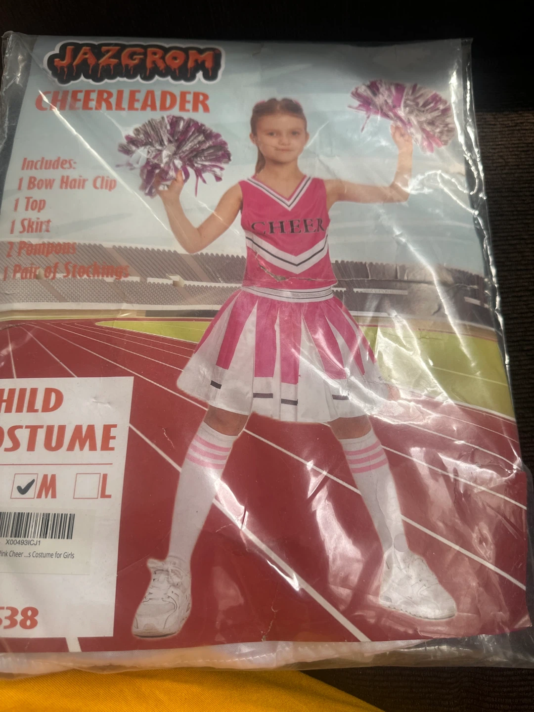 Jazgrom Child Cheerleader Costume