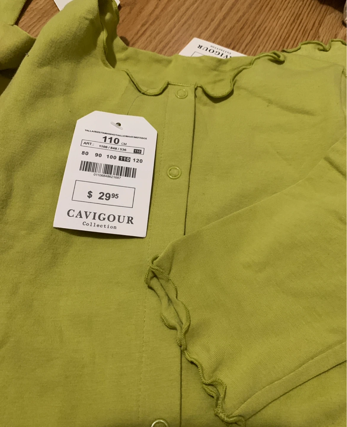 Cavigour Collection Kids Long Sleeve Tops - Size 110 - photo 4