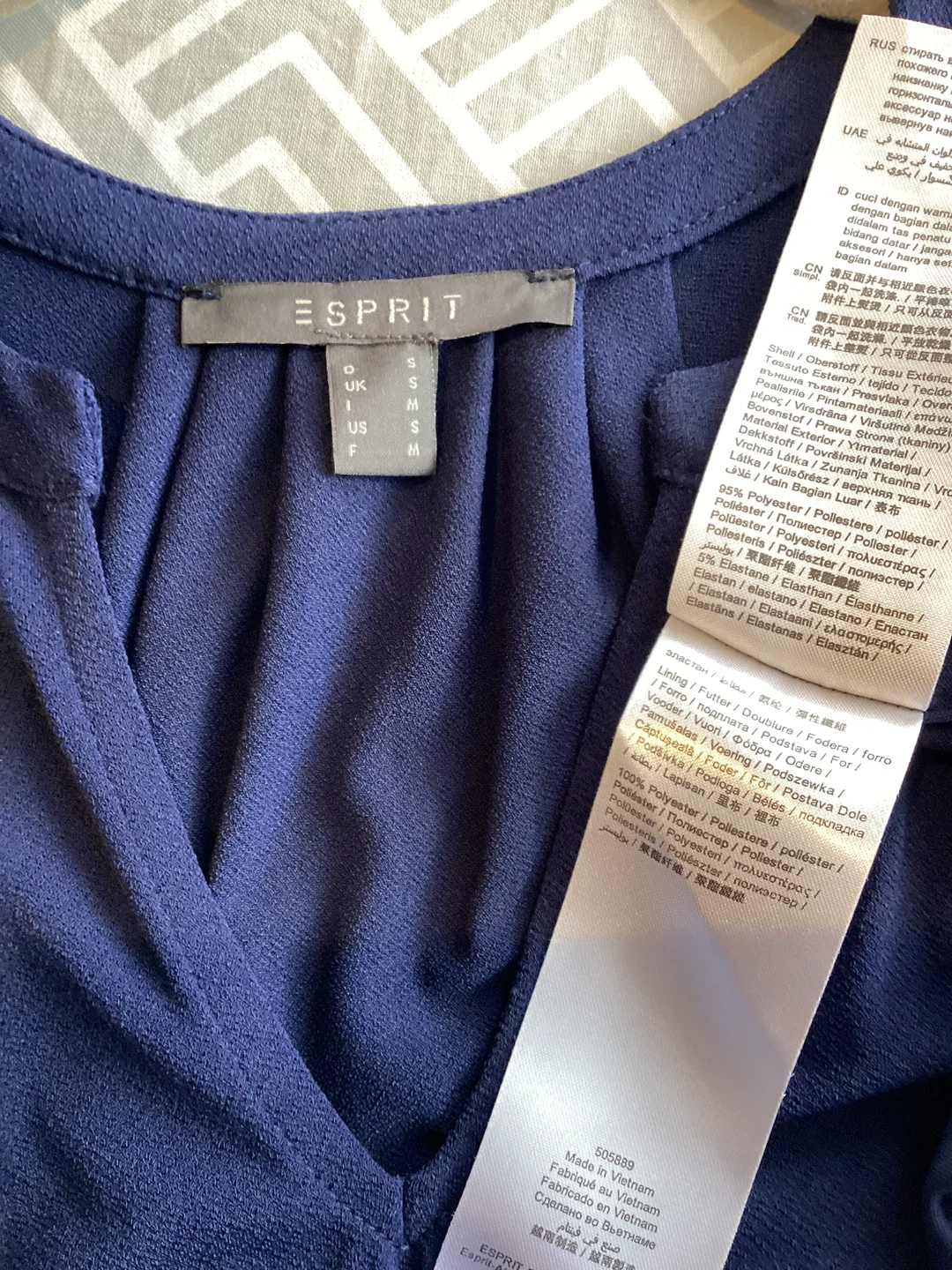 ESPRIT NAVY SLEEVELESS DRESS - photo 4