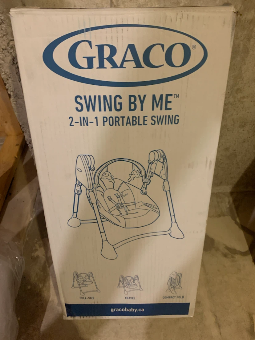 Graco Swing By Me 2-in-1 Portable Swing
