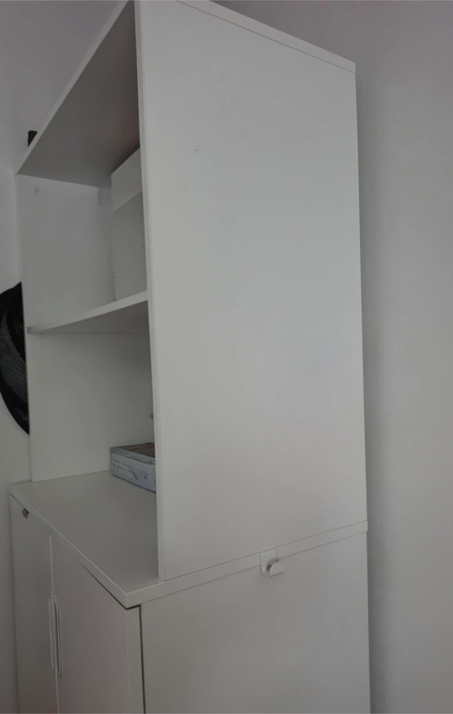 IKEA White Storage Cabinet with Shelves - photo 3
