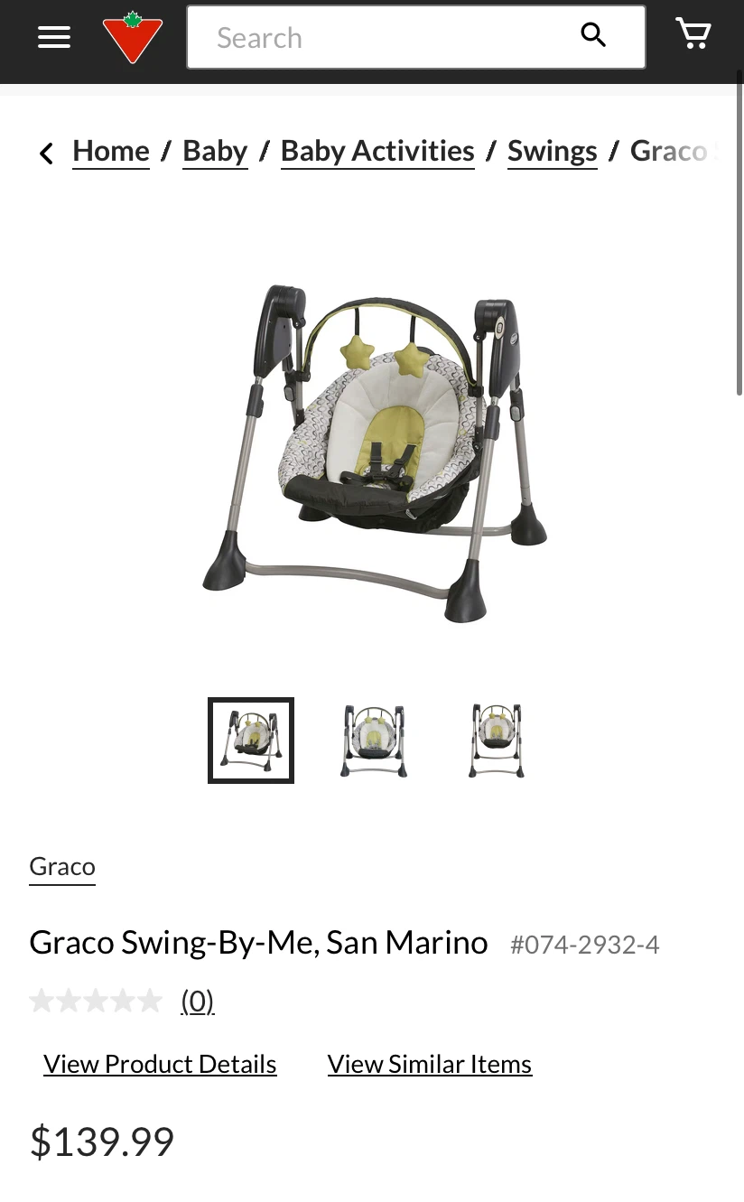 Graco Swing By Me 2-in-1 Portable Swing - photo 4