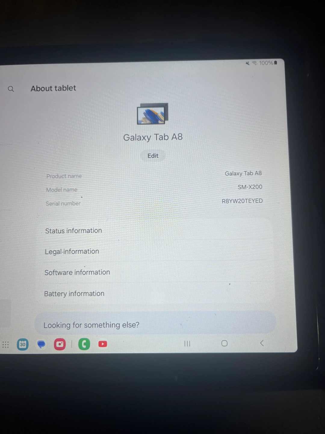 Samsung Galaxy Tab A8 Tablet $160 firm on price - photo 3