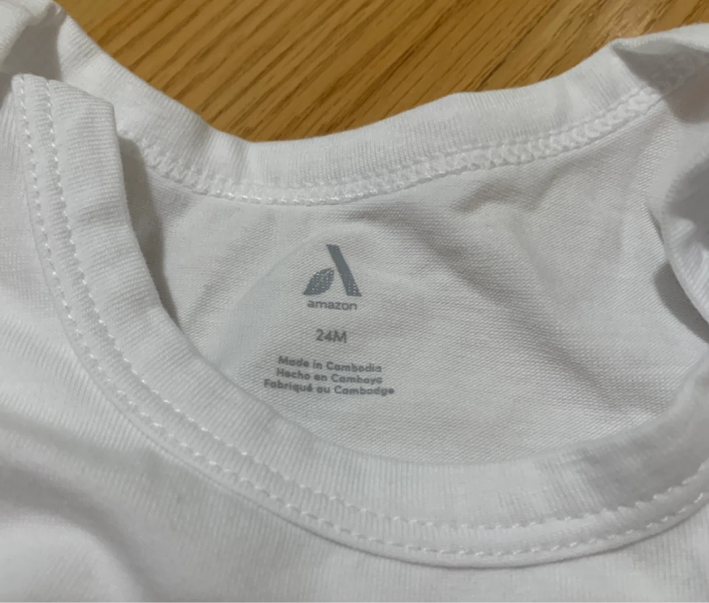 Amazon Baby Bodysuits - 24 Months - White, Tan, Cream - photo 3