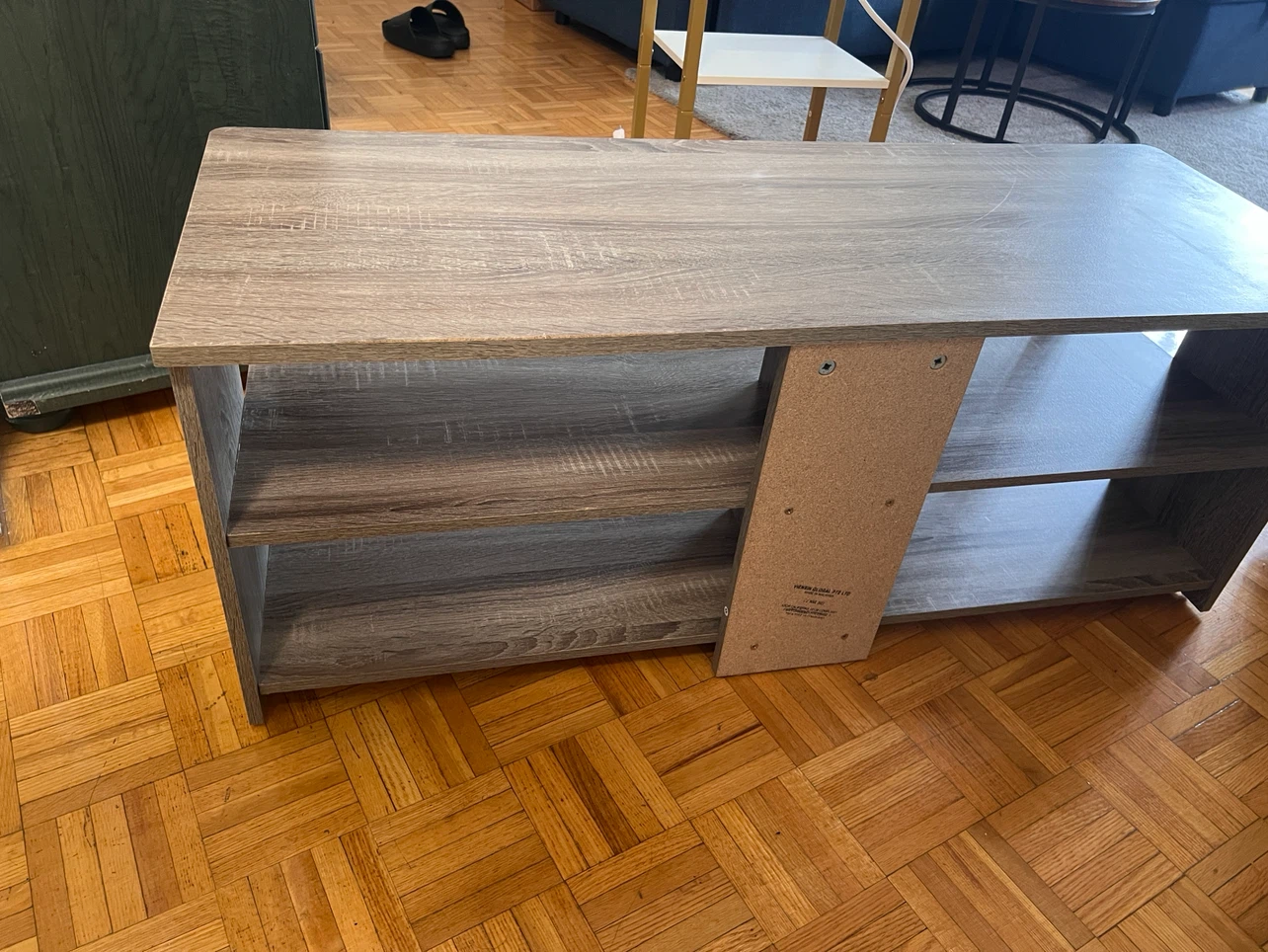Grey 3-Shelf Entertainment Unit/ TV table - photo 4