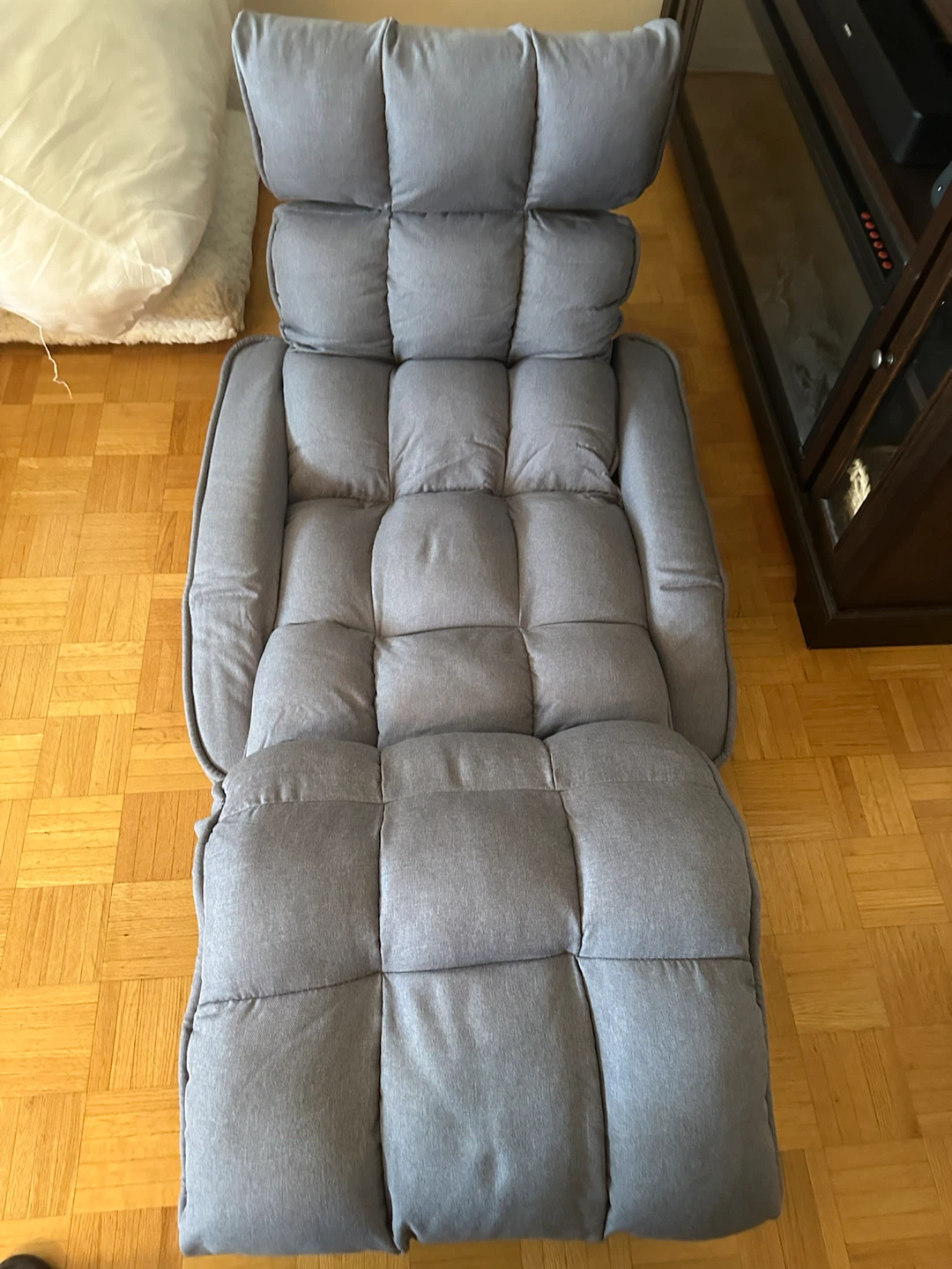 Costway 6-Position Adjustable Foldable Lazy Sofa Floor Chair - photo 2
