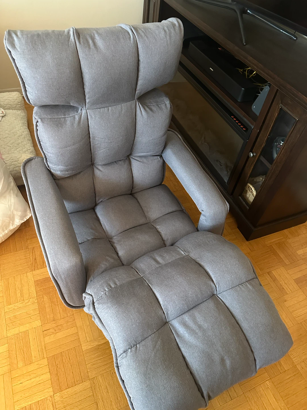 Costway 6-Position Adjustable Foldable Lazy Sofa Floor Chair - photo 3