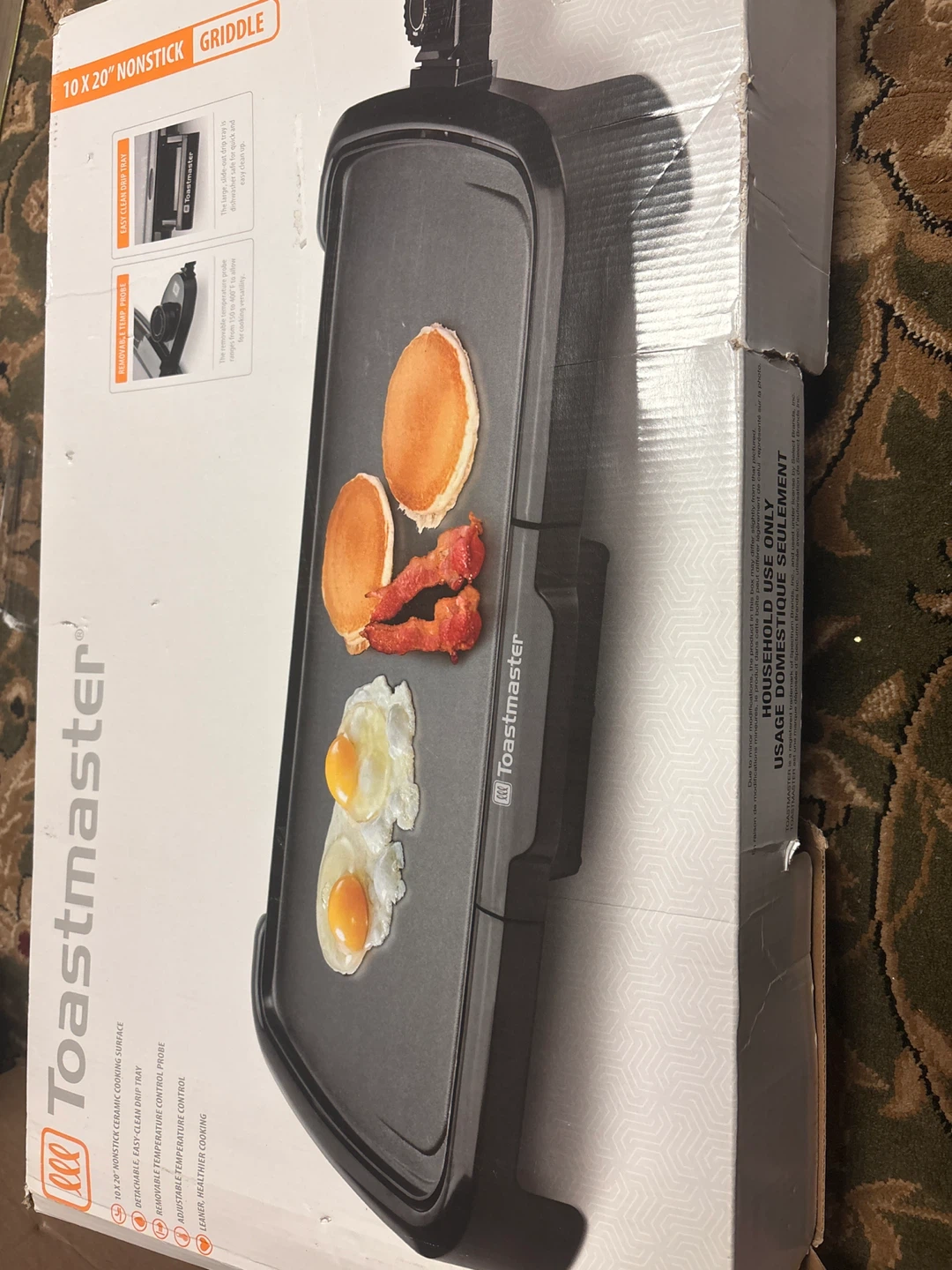 Toastmaster 10 x 20" Nonstick Griddle