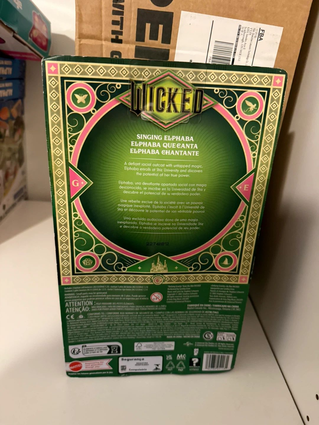 Mattel Wicked Singing Elphaba Doll - photo 2