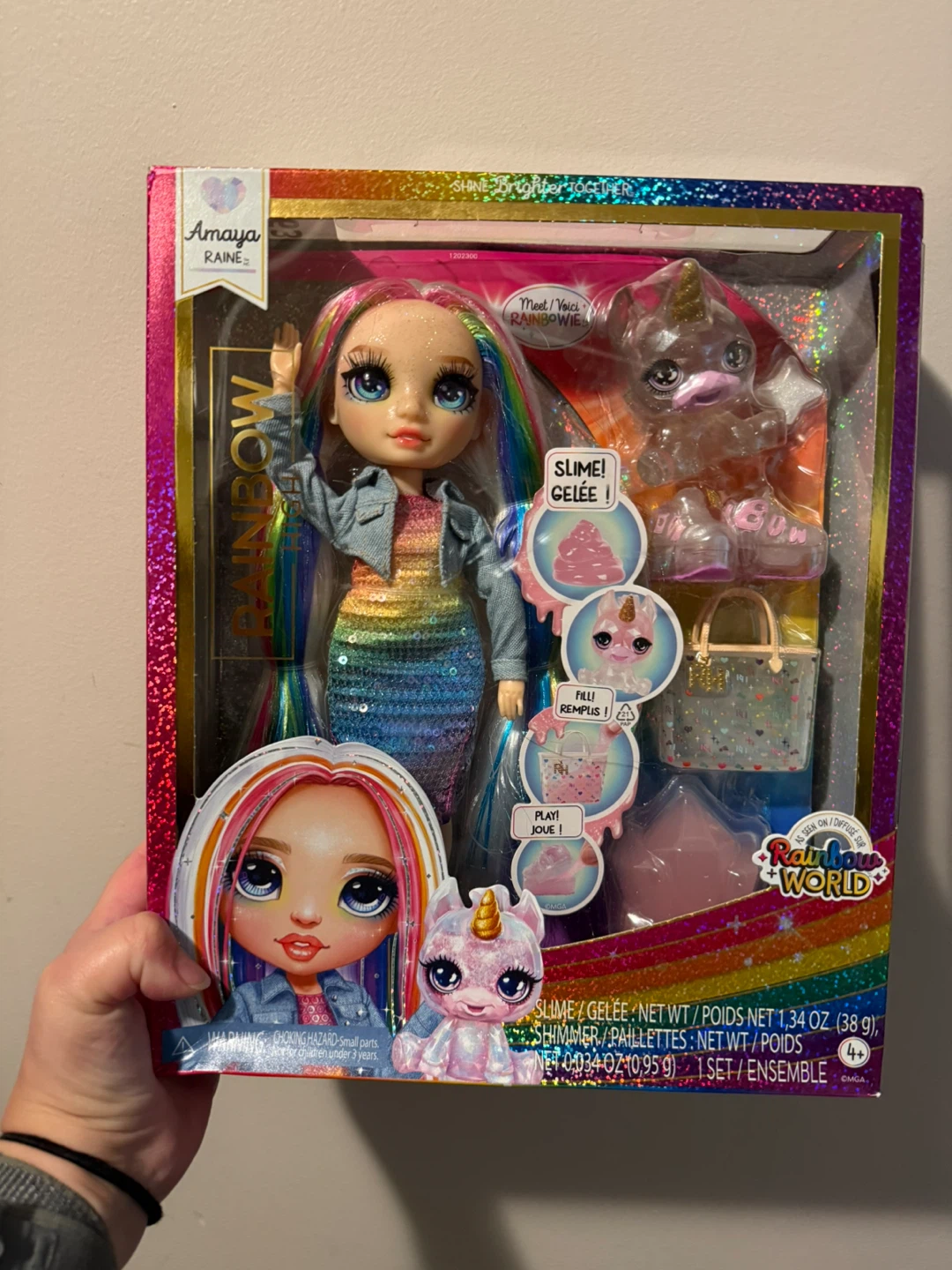 Rainbow High Amaya Raine Doll with Slime