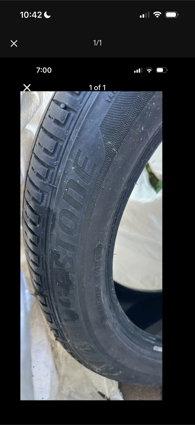 Bridgestone tires for a steal NEED GONE ASAP WILL TAKE OFFERS