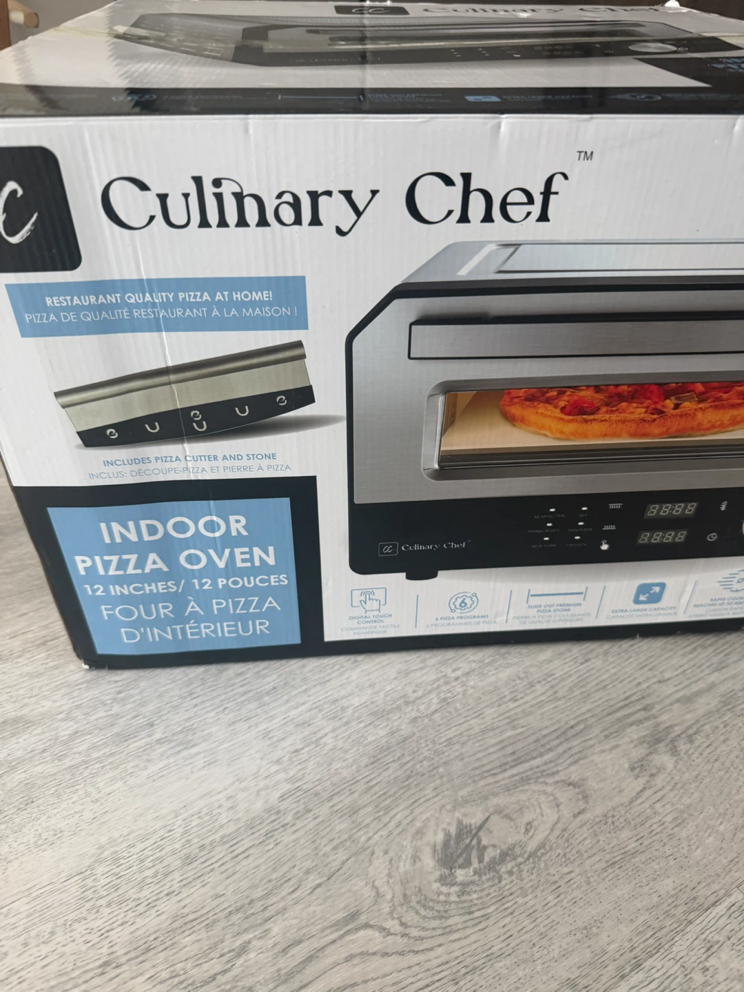 Culinary Chef Indoor Pizza Oven 12 Inch - photo 2