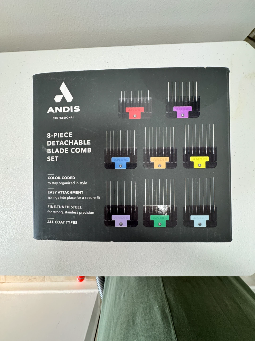 Andis 7- Piece Detachable Blade Comb Set - photo 3