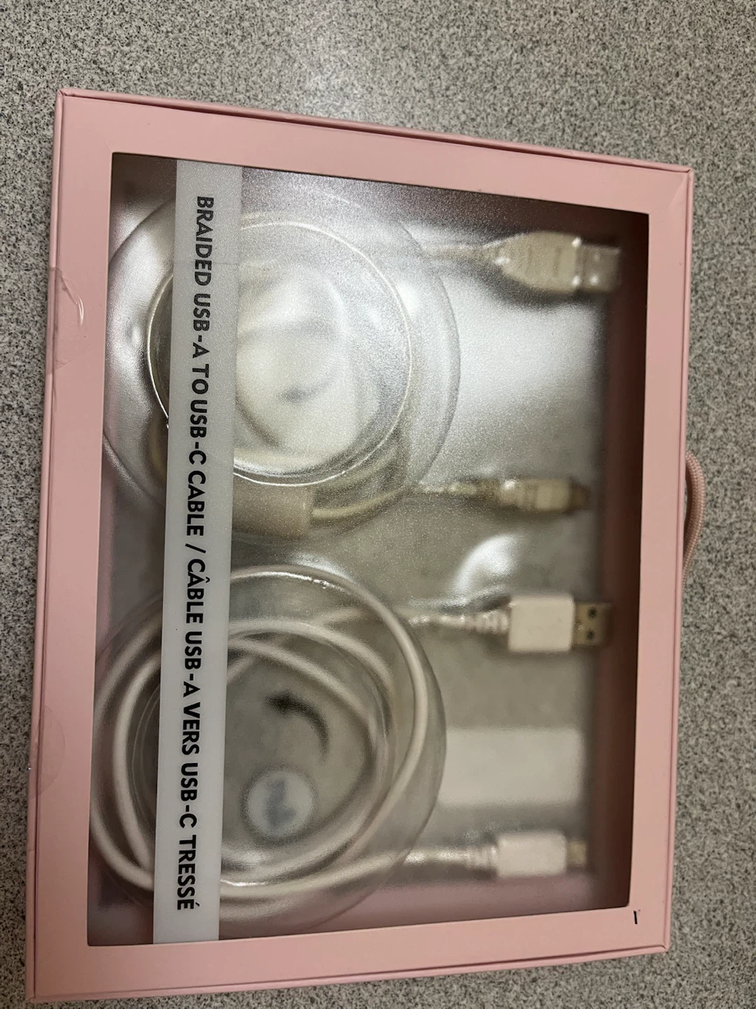 2x USB-A to USB-C Braided Cables (4ft & 6ft) - photo 2