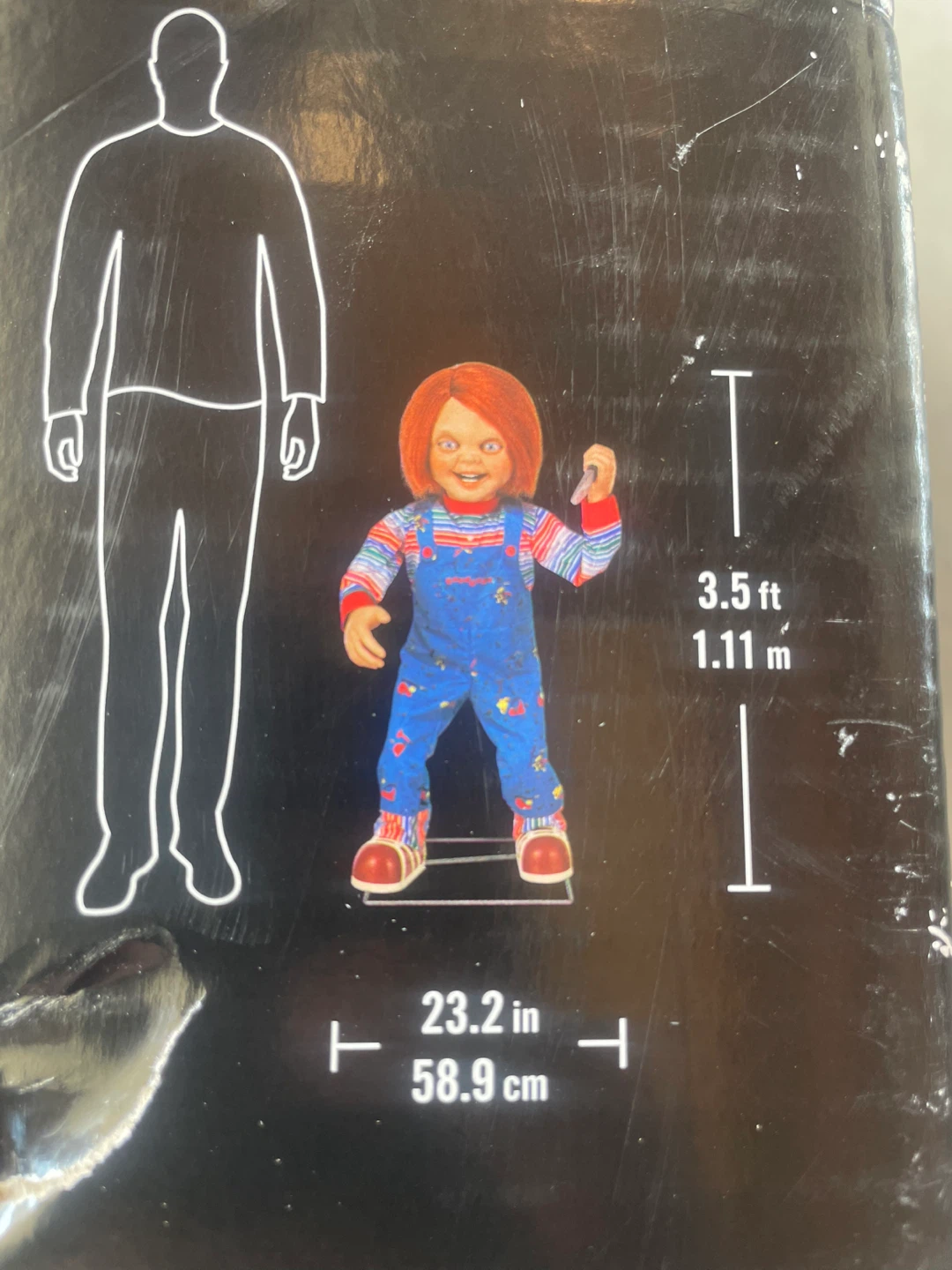 3.5 FT Animated Chucky Doll Fears Through the Years - photo 5