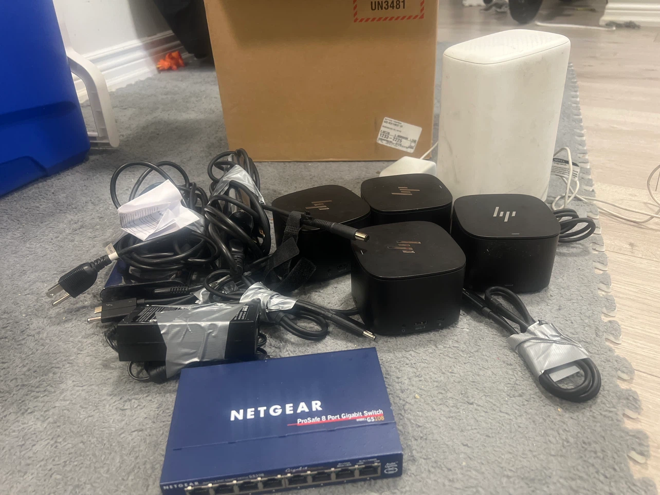 Hp G2 Docking station & NETGEAR ProSAFE 8