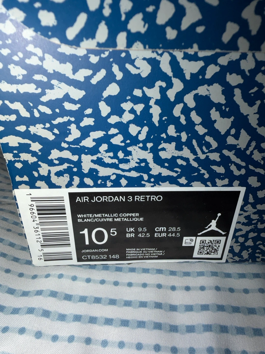 Air Jordan 3 Retro Men's Sneakers - photo 3
