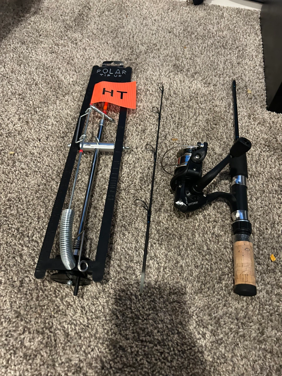 HT Polar Tip Up Ice Fishing Rod and Reel Combo - photo 3