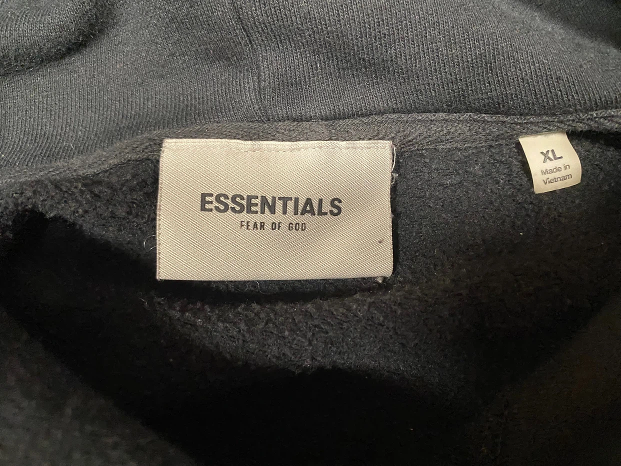 Fear of God Essentials Hoodie Black XL - photo 3