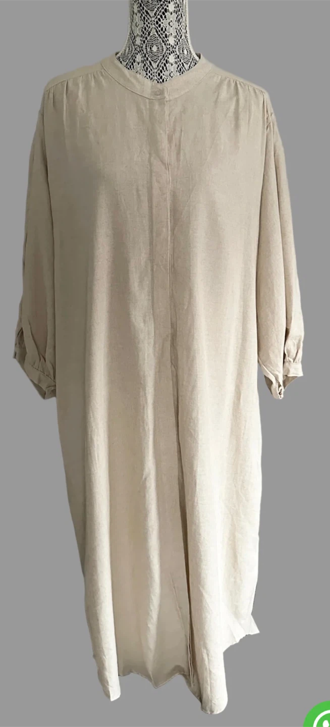 Linen/Viscose Dress - New - large