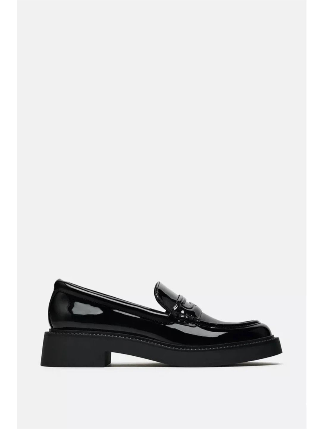 Black Patent Leather Loafers