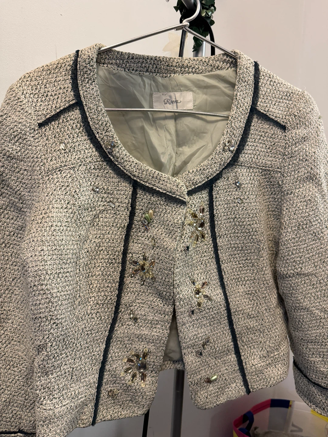Roen Embellished Tweed Jacket - photo 3