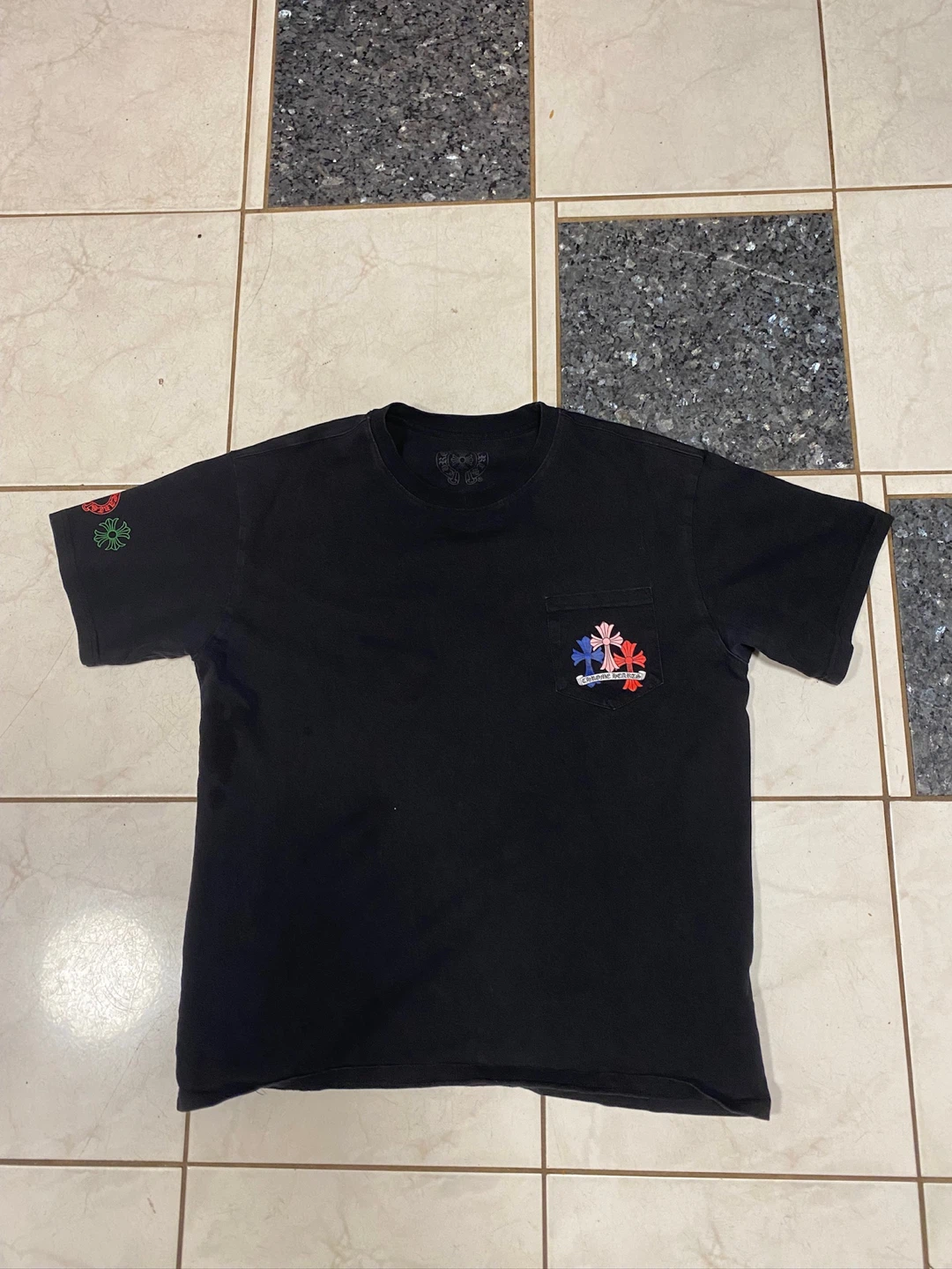 Chrome Hearts Black Pocket T-Shirt