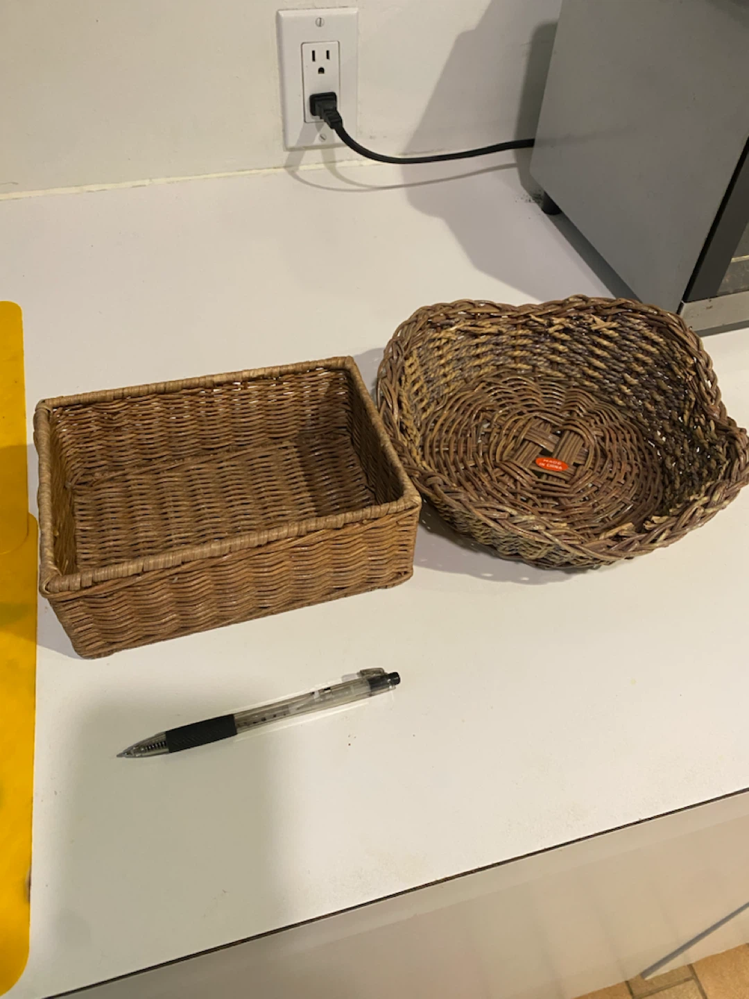 Wicker Baskets - Set of 2