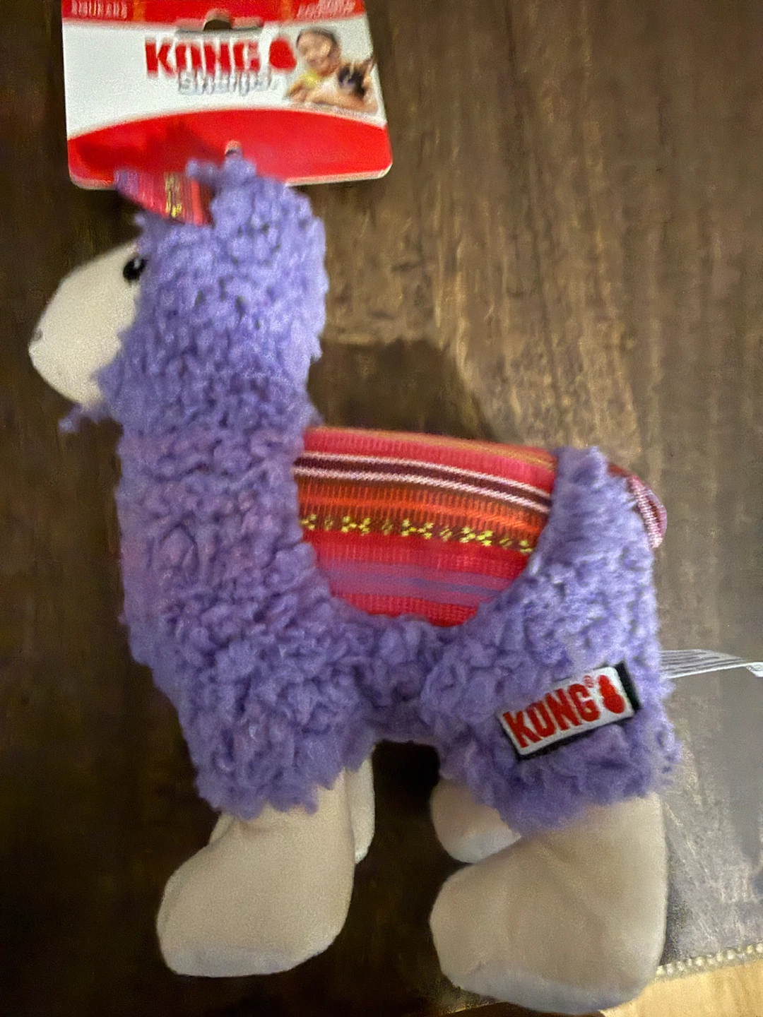 KONG Sherps Llama Plush Dog Toy