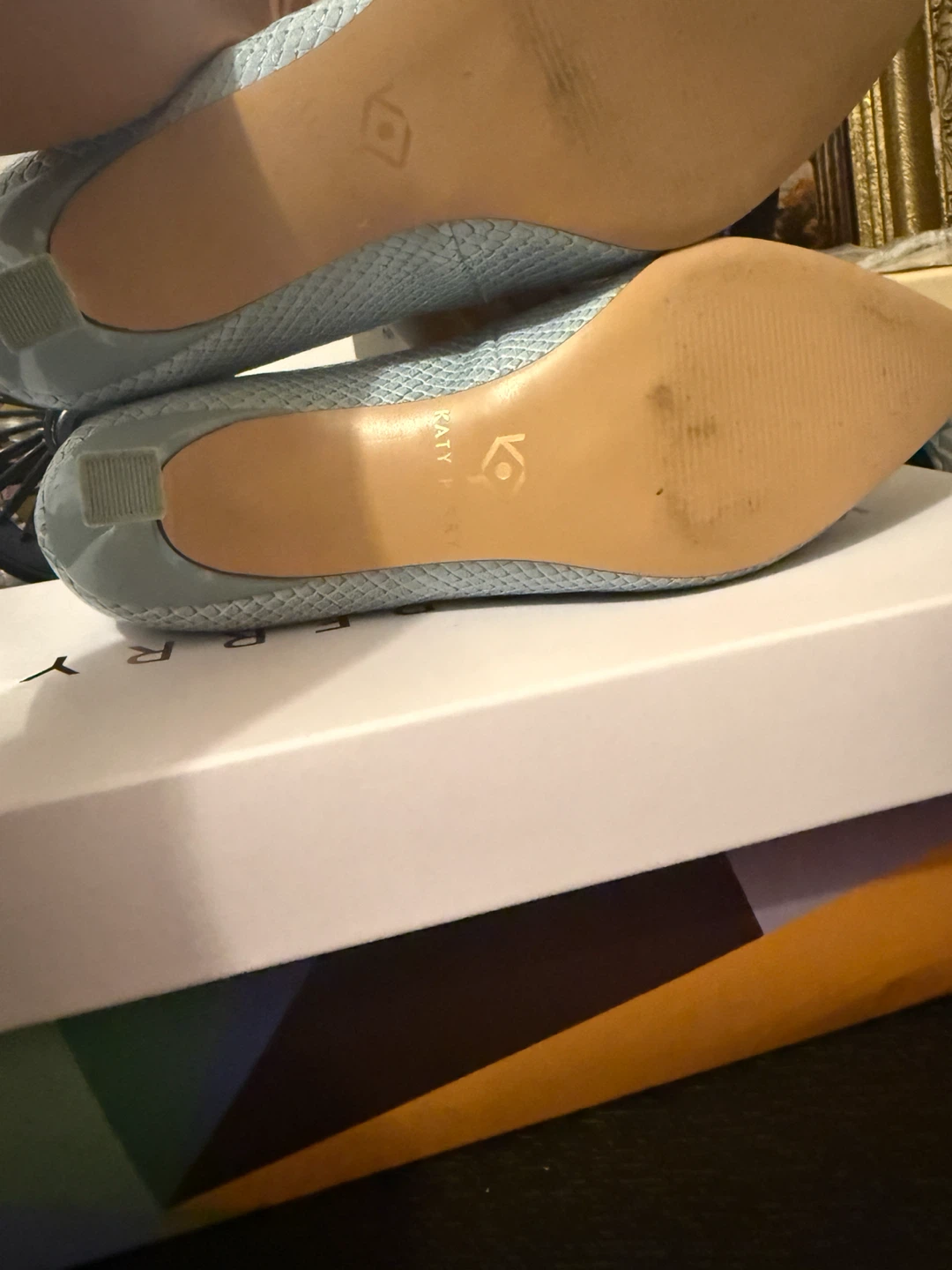 Katy Perry The Golden Pump Tranquil Blue Heels - photo 3