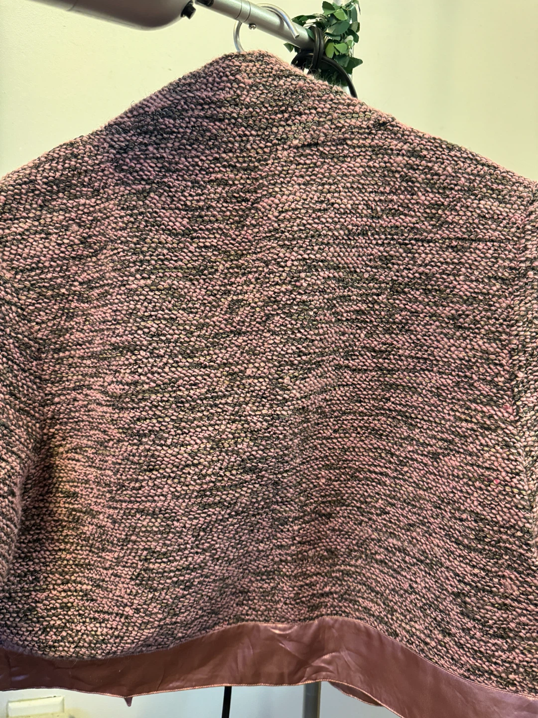 MOSU Pink Tweed Cropped Jacket - photo 3