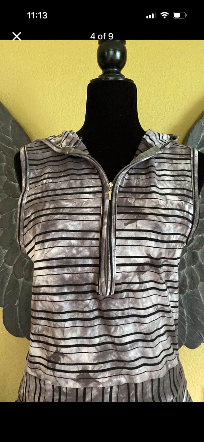 Tropical Summer Sleeveless Hooded Dress - photo 4