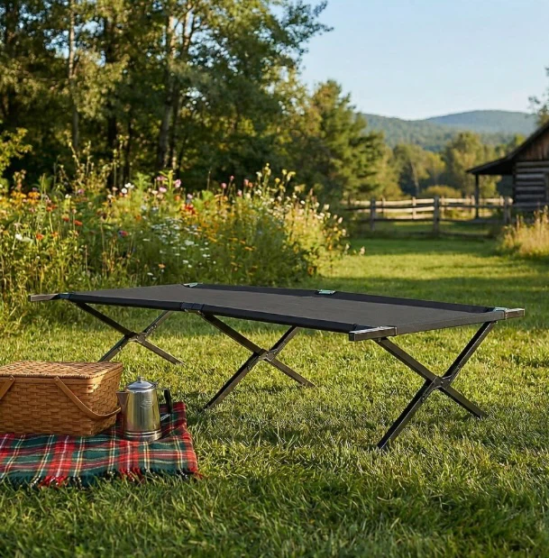 Folding Camping Cot, Extra Wide Up to 300lbs