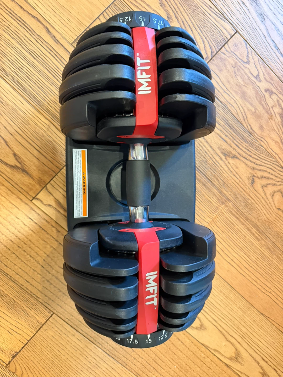 IMFit 5–52.5 lb Adjustable Dumbbell Set - photo 2