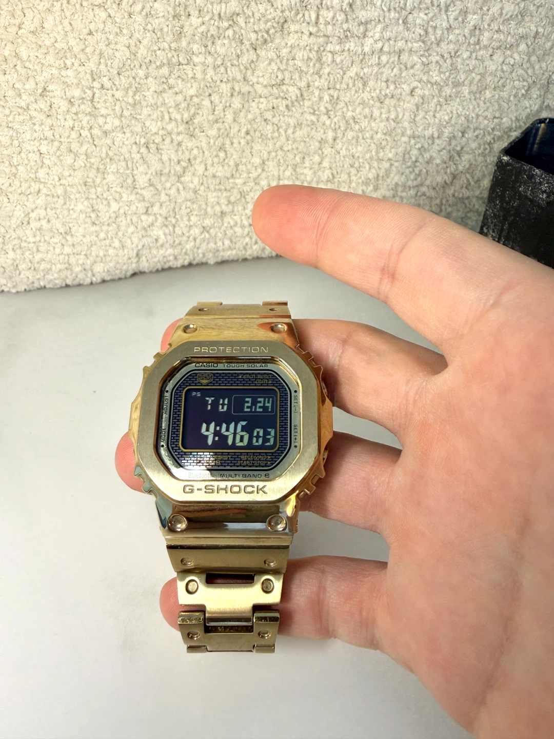 Casio G-SHOCK Gold Metal Solar/Bluetooth Watch