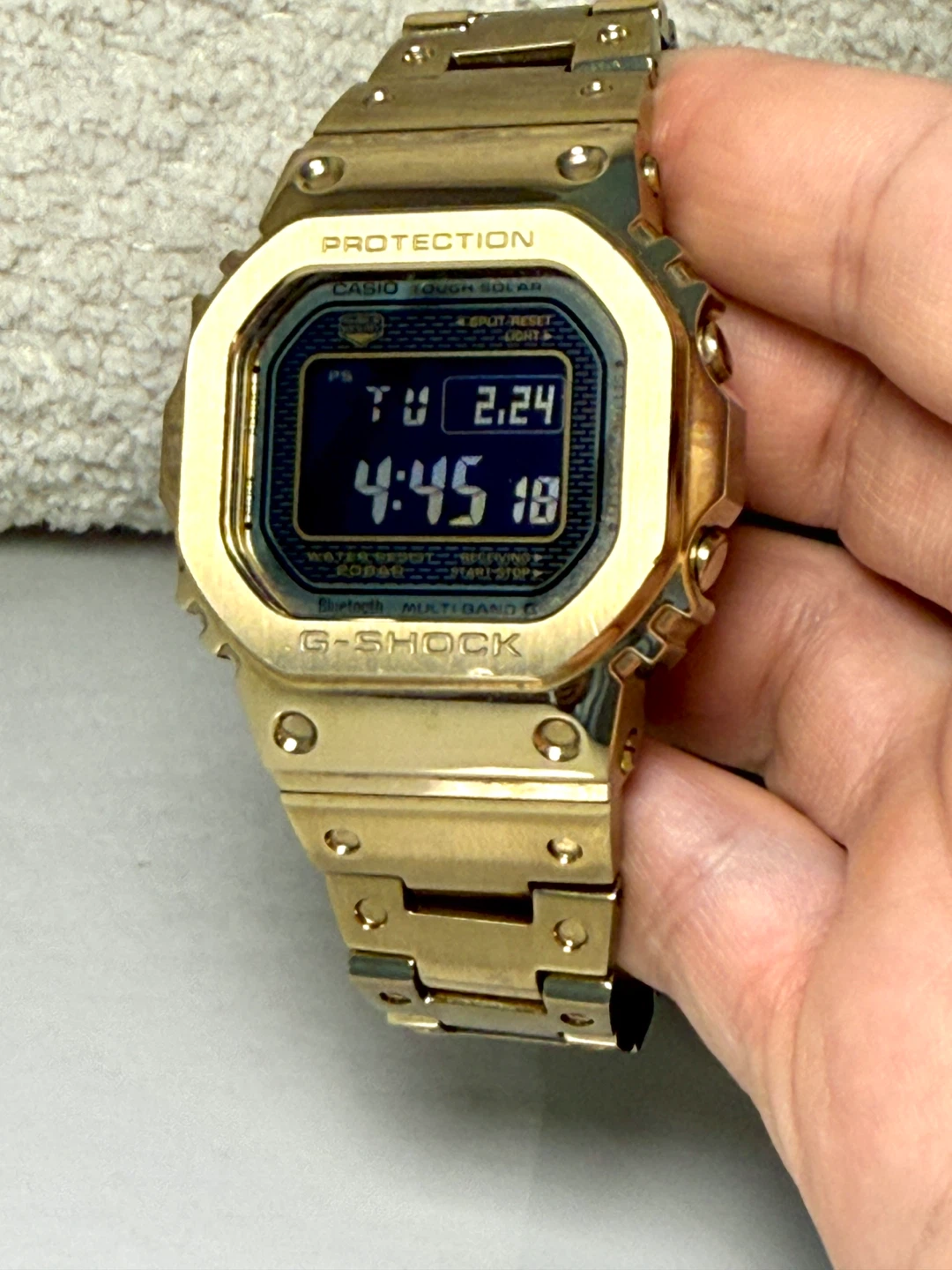 Casio G-SHOCK Gold Metal Solar/Bluetooth Watch - photo 4