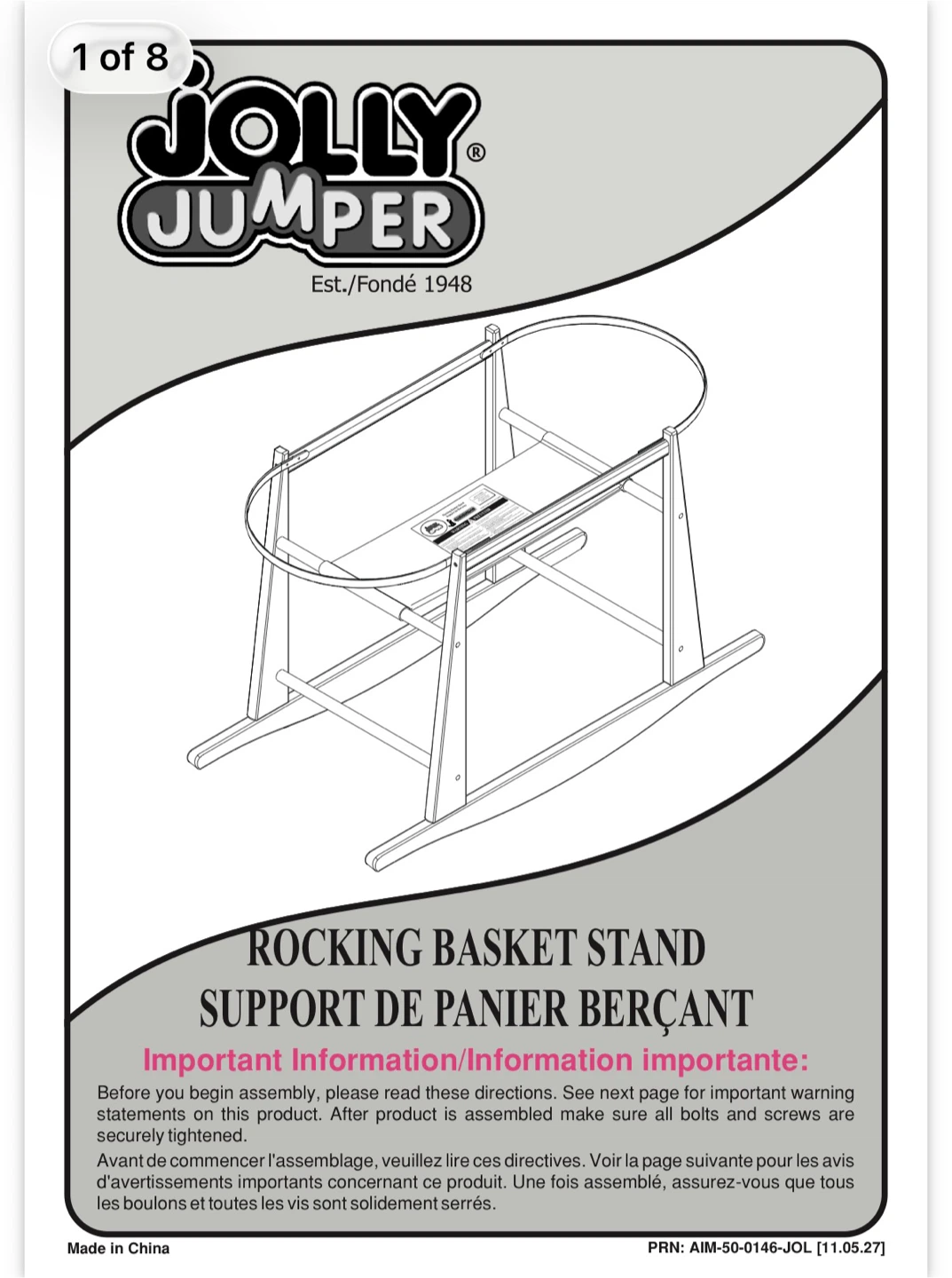 Jolly Jumper Rocking Basket Stand - photo 3