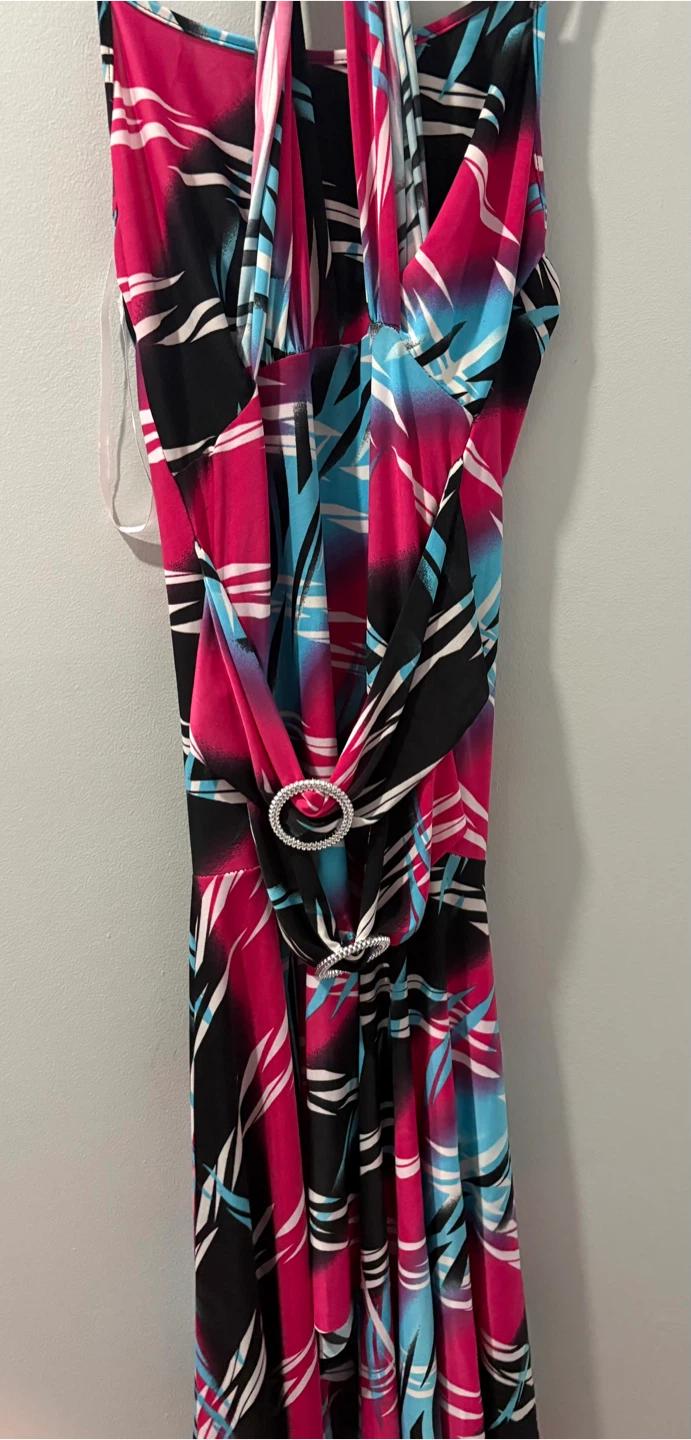 Women's Halter Neck Maxi Dress
