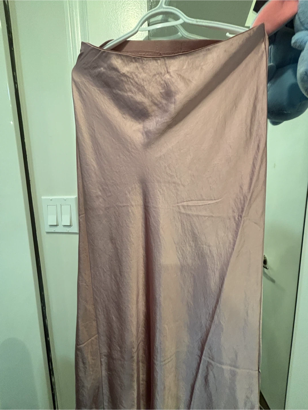 Pink Satin Midi Skirt - photo 2