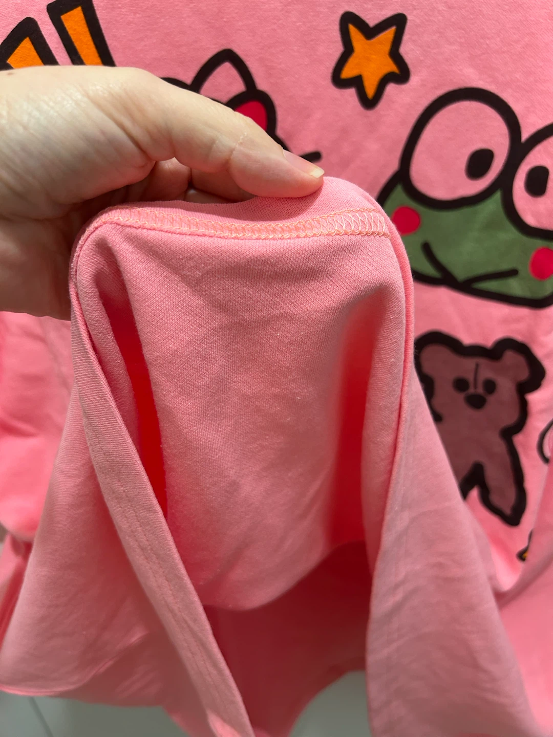 Brand New Pink & White Graphic Long Sleeve Top - photo 4