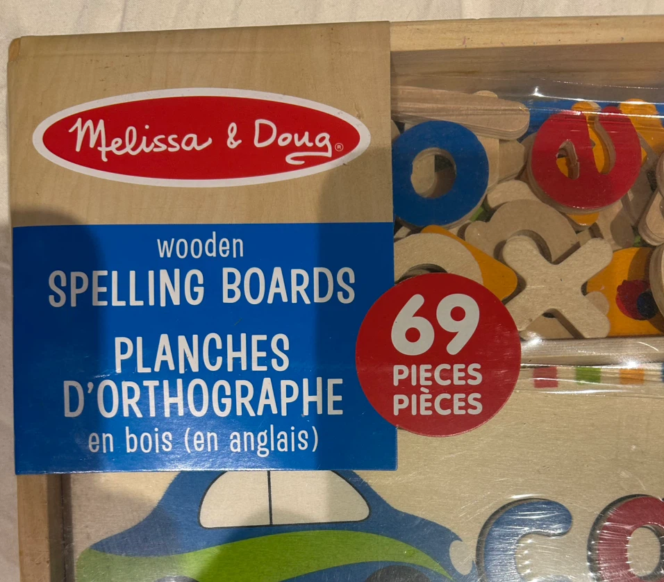 Melissa & Doug wooden spelling boards - NEW - photo 2