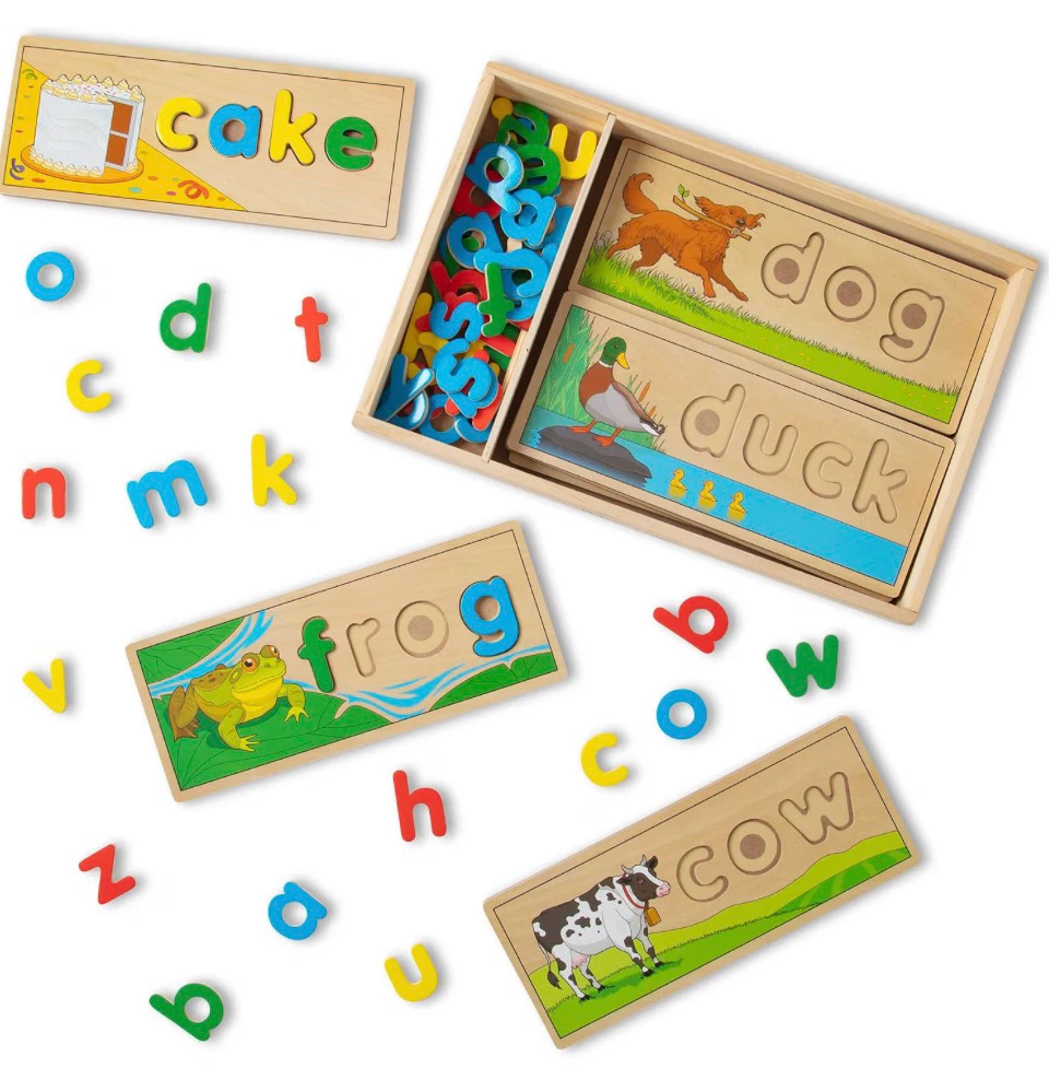 Melissa & Doug wooden spelling boards - NEW - photo 4