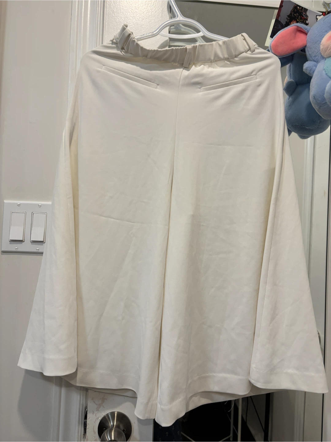 White Wide-Leg Culottes - photo 4