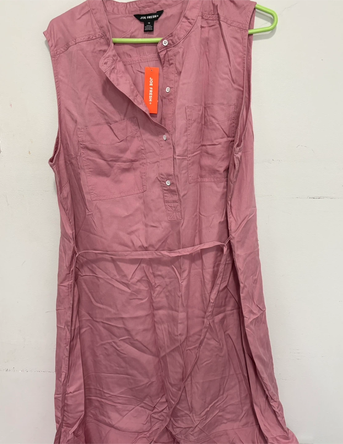 Joe Fresh+ Pink Sleeveless Dress