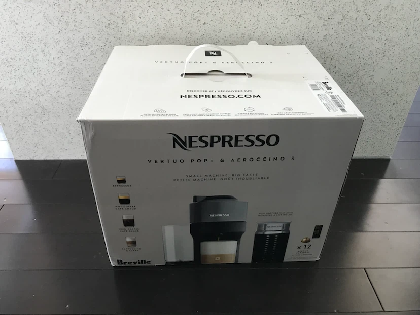 Nespresso Vertuo Pop & Aeroccino 3 Coffee Machine