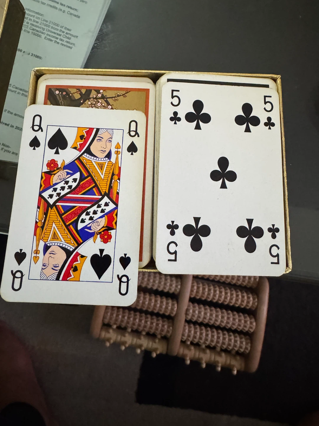 Decorative Playing Cards in Gold Box - photo 2