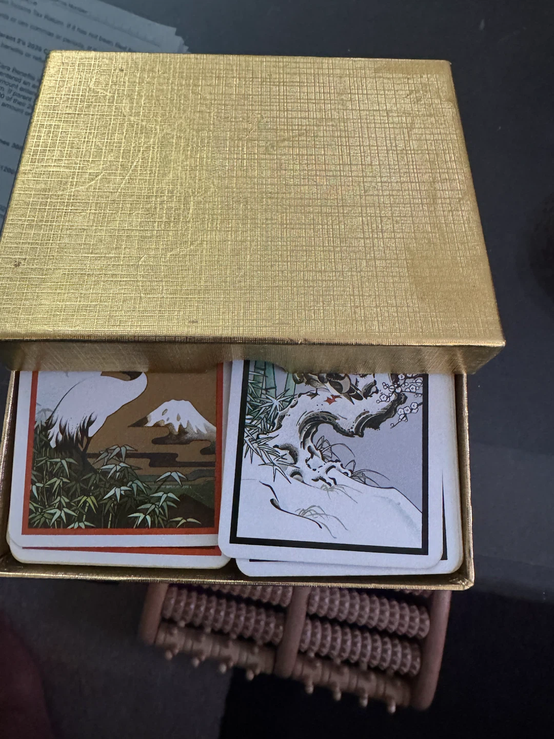Decorative Playing Cards in Gold Box - photo 3