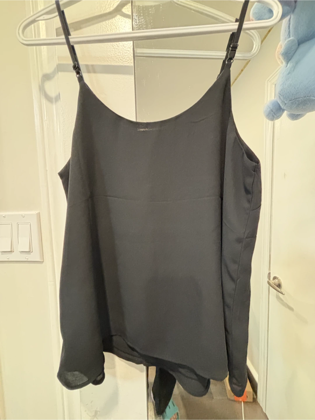 SUZY SHIER Black Cami Top