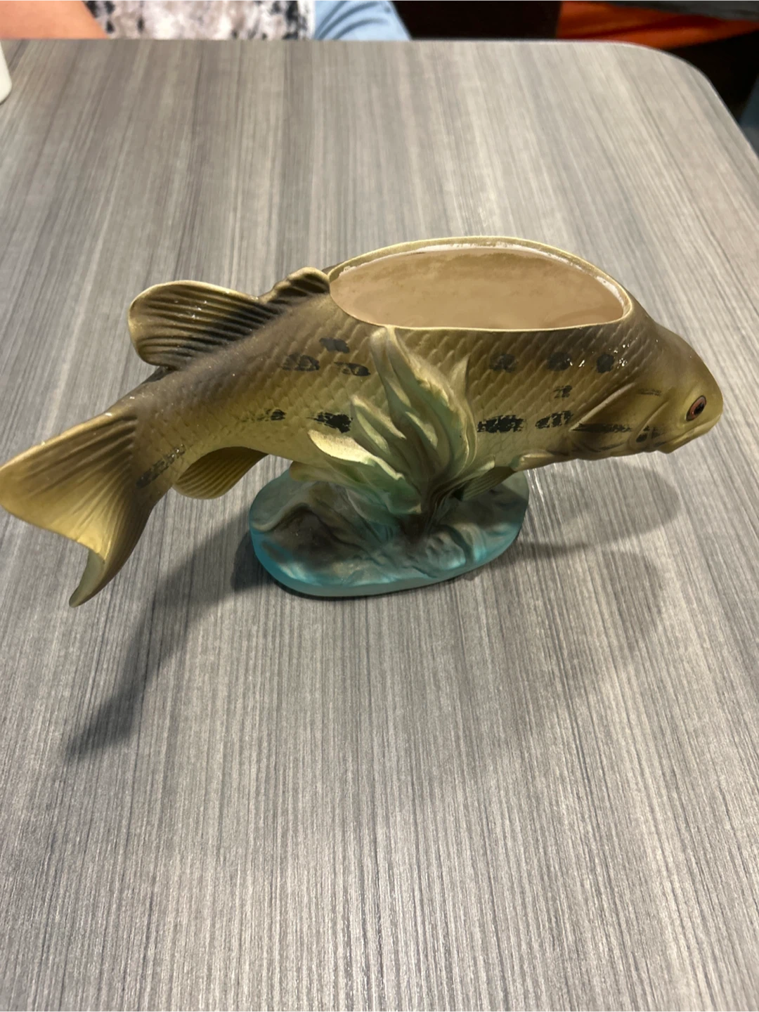 Fish mantle matte finish hand painted made in Japan
