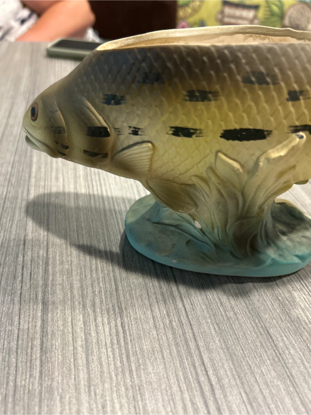 Fish mantle matte finish hand painted made in Japan - photo 3